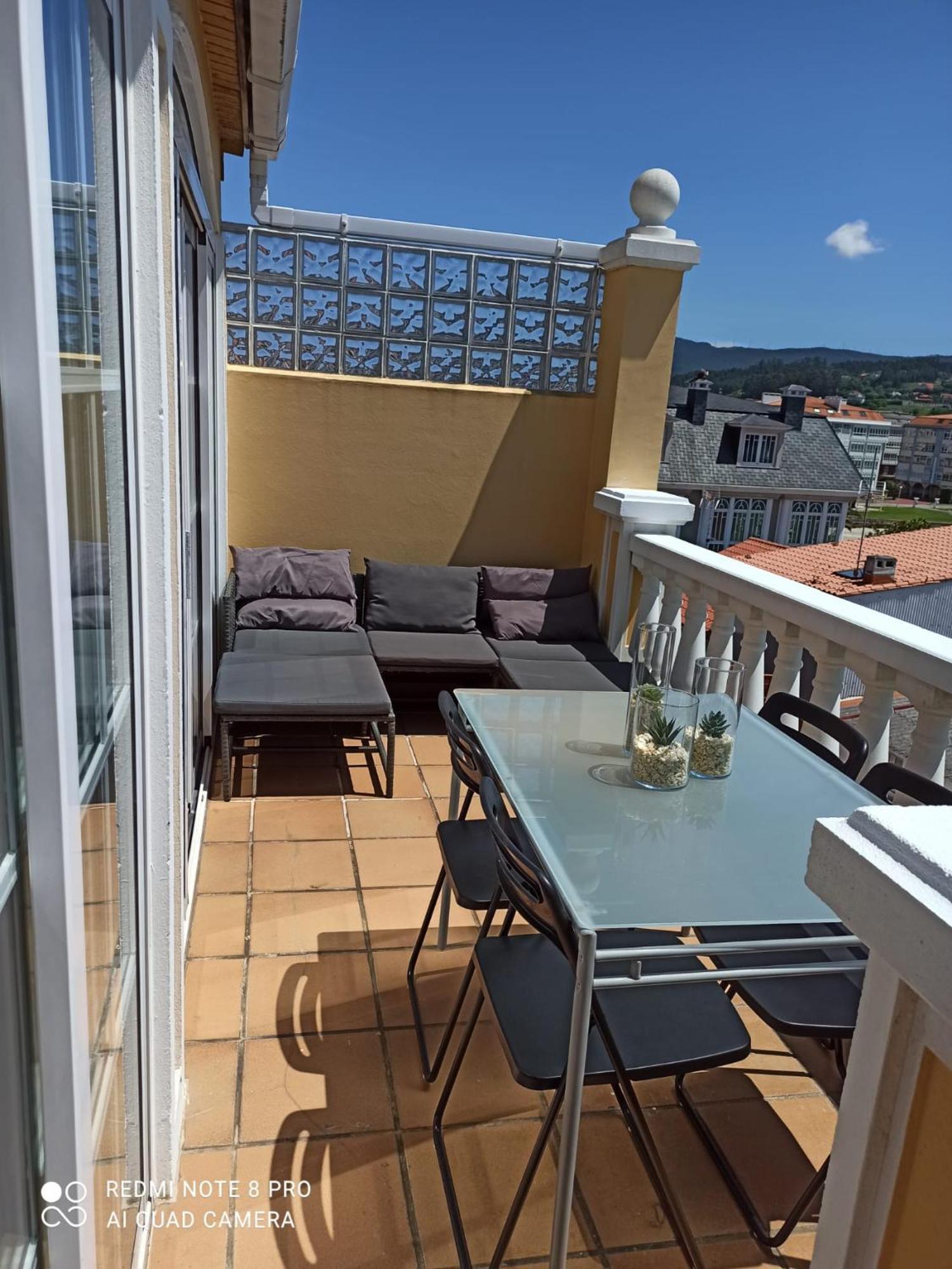 Casa Da Costa - Piso Con Galeria Y Terraza Con Vistas Al Mar Villa Cedeira Eksteriør billede